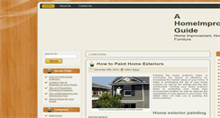 Desktop Screenshot of ahomeimprovementguide.com